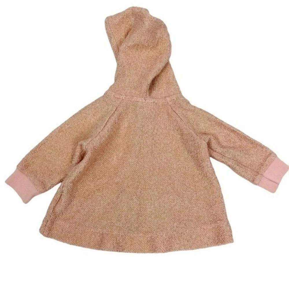 Cat & Jack Jacket / Hoodie | Baby 0-3 | Pink Metallic Gold